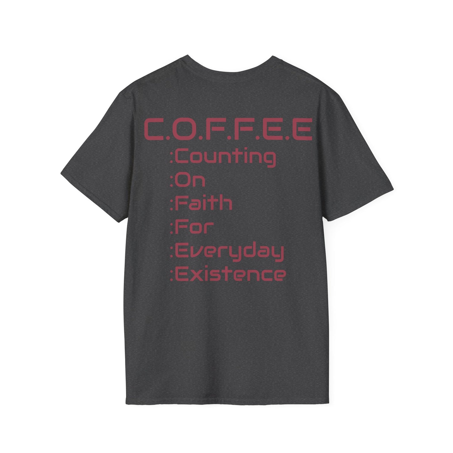 Adult Coffee Christian Marron Words Only