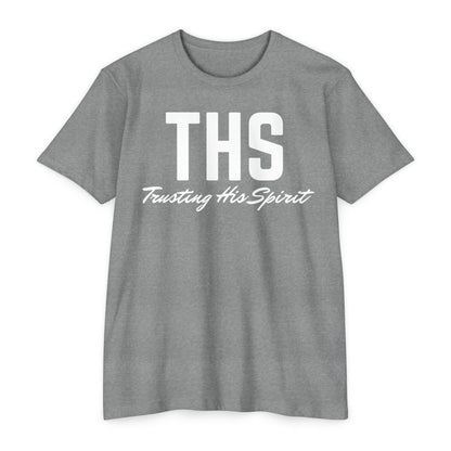 Adult THS Christian White Letters Tee