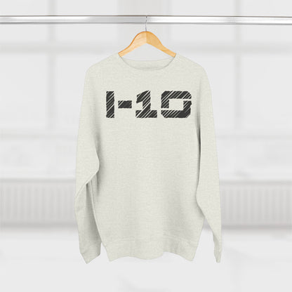 I-10 Christian Black Words Crewneck