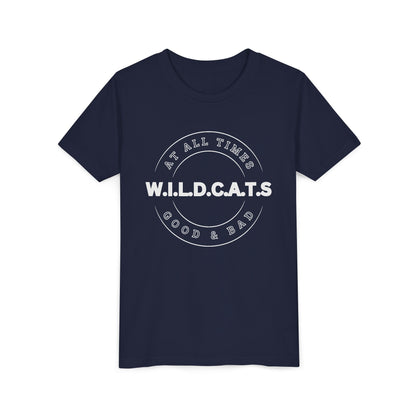 Youth Wildcats Christian White Letters & Picture