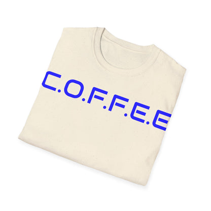 Adult Coffee Christian Blue Words Only