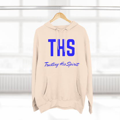 Adult THS Christian Blue Letters Hoodie