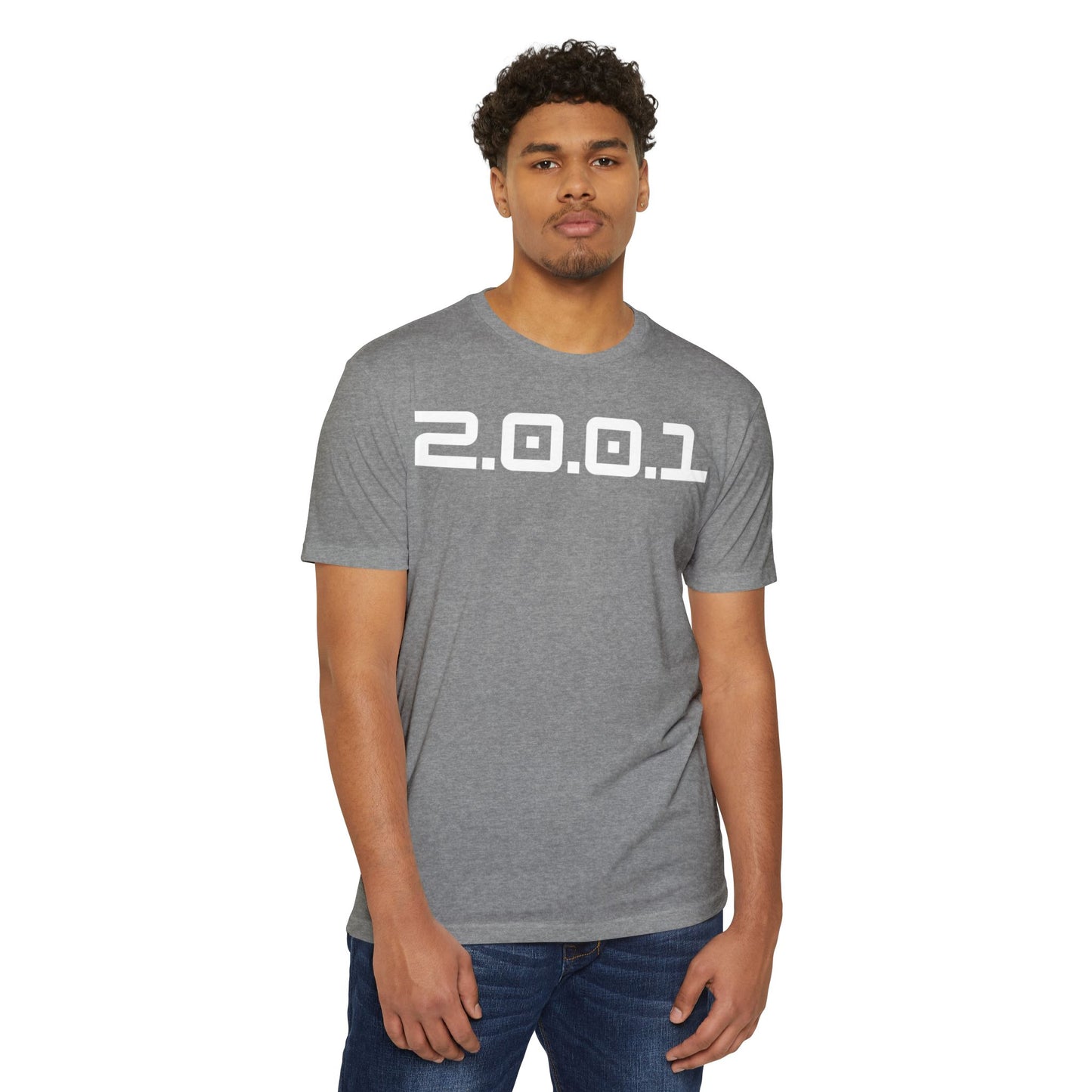 Adult 2001 Christian White Words Premium Tee