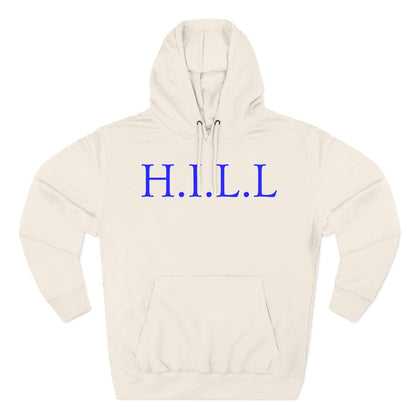 Hill Christian Blue Words Hoodie