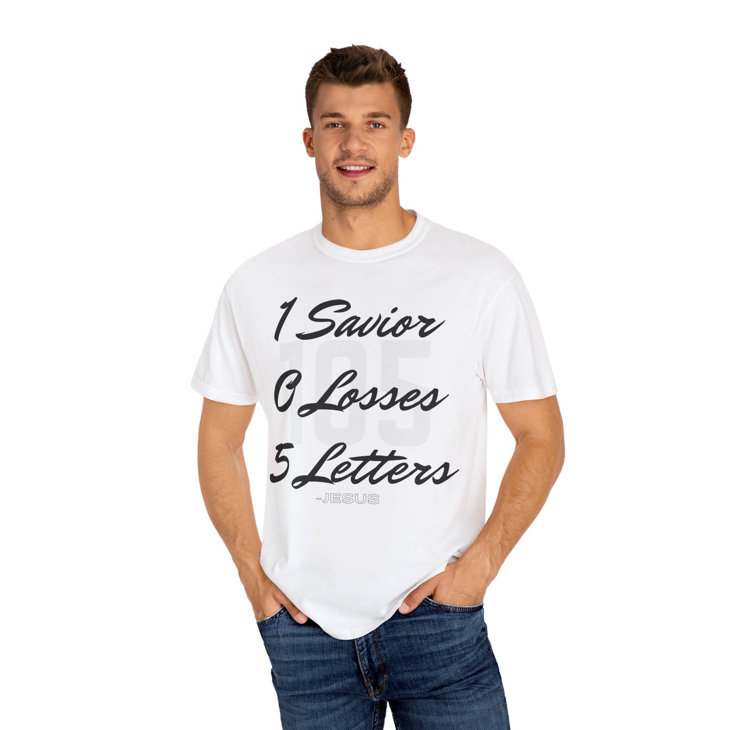 Adult 105 Christian Black and White Letters