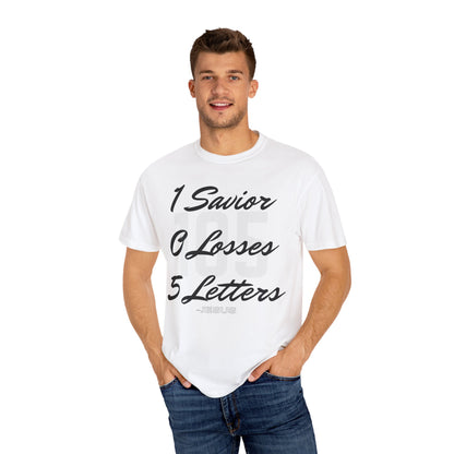 Adult 105 Christian Black and White Letters