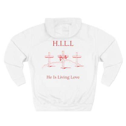 Hill Christian Red Words Hoodie