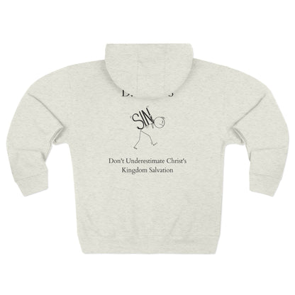 Ducks Christian Black Words Hoodie Zipper