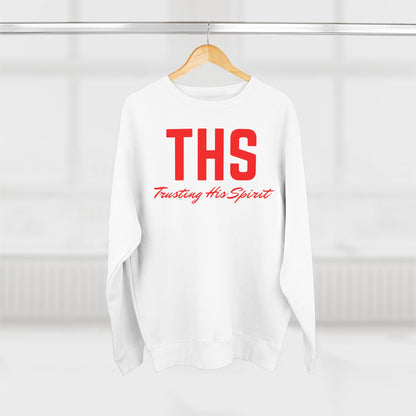 Adult THS Christian Red Letters Crewneck