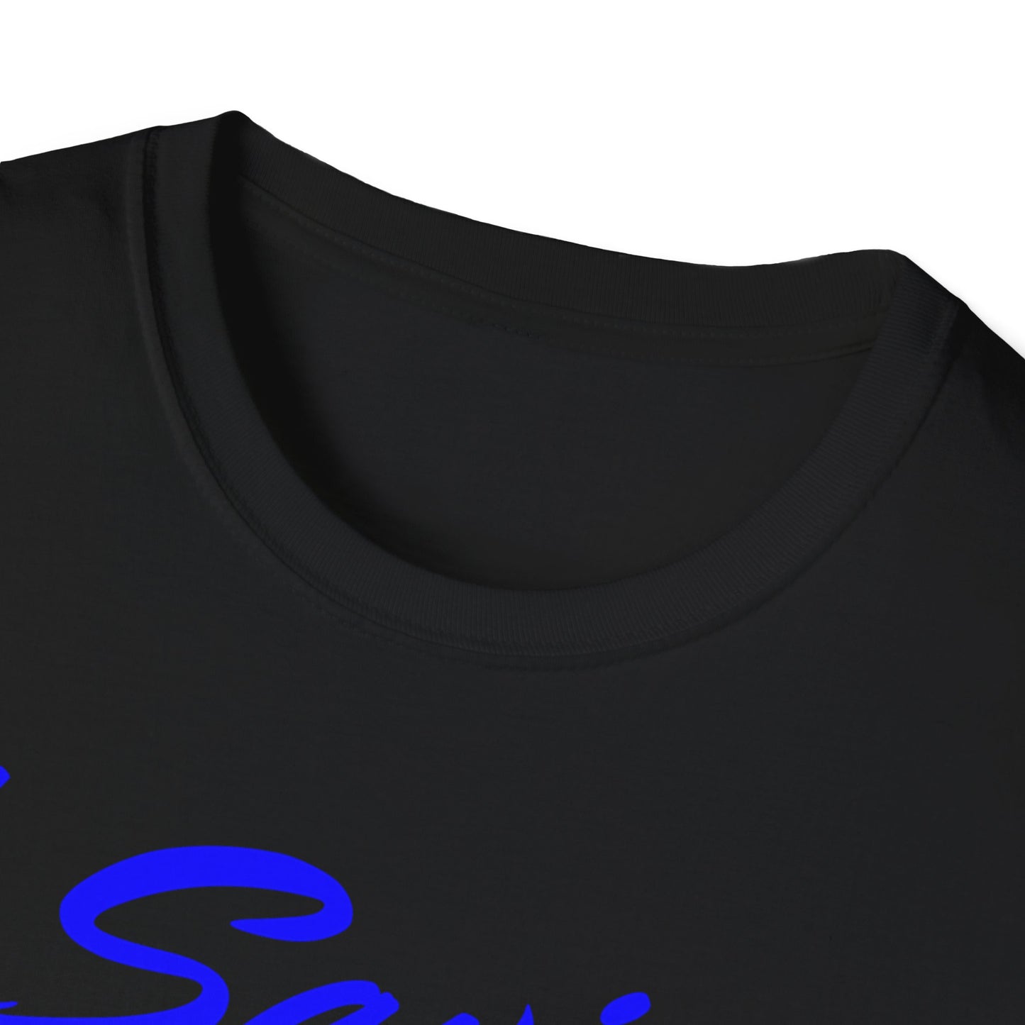 Adult 105 Christian Blue and White Letters