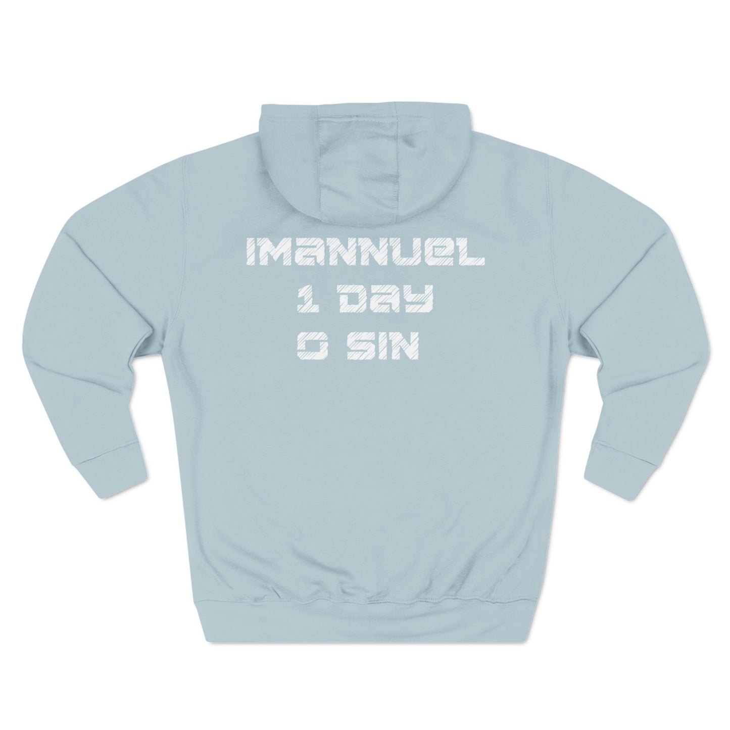 I-10 Christian White Words Hoodie