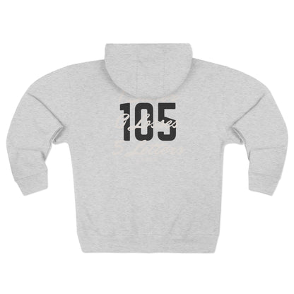 Adult 105 Christian White and Black Letters Hoodie Zipper