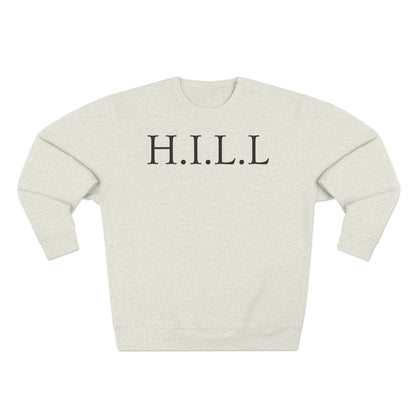 Hill Christian Black Words Crewneck
