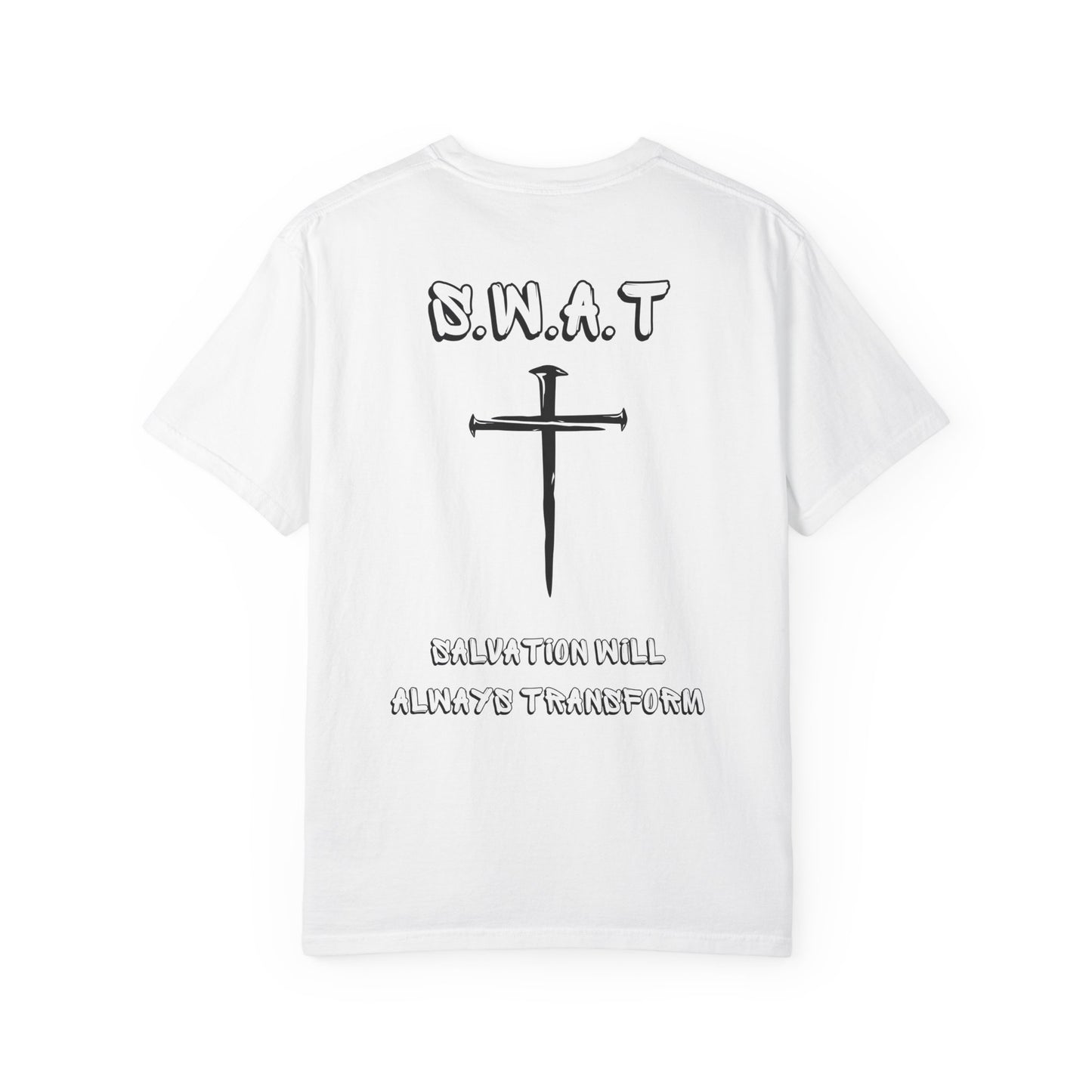 Adult Swat Christian Black Words Heavyweight