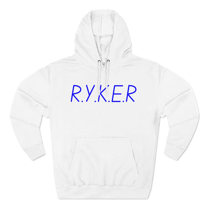 RYKER Christian Blue Letters Hoodie