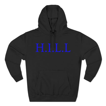 Hill Christian Blue Words Hoodie