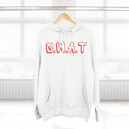 Swat Christian Red Words Hoodie