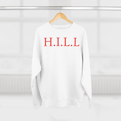 Hill Christian Red Words Crewneck
