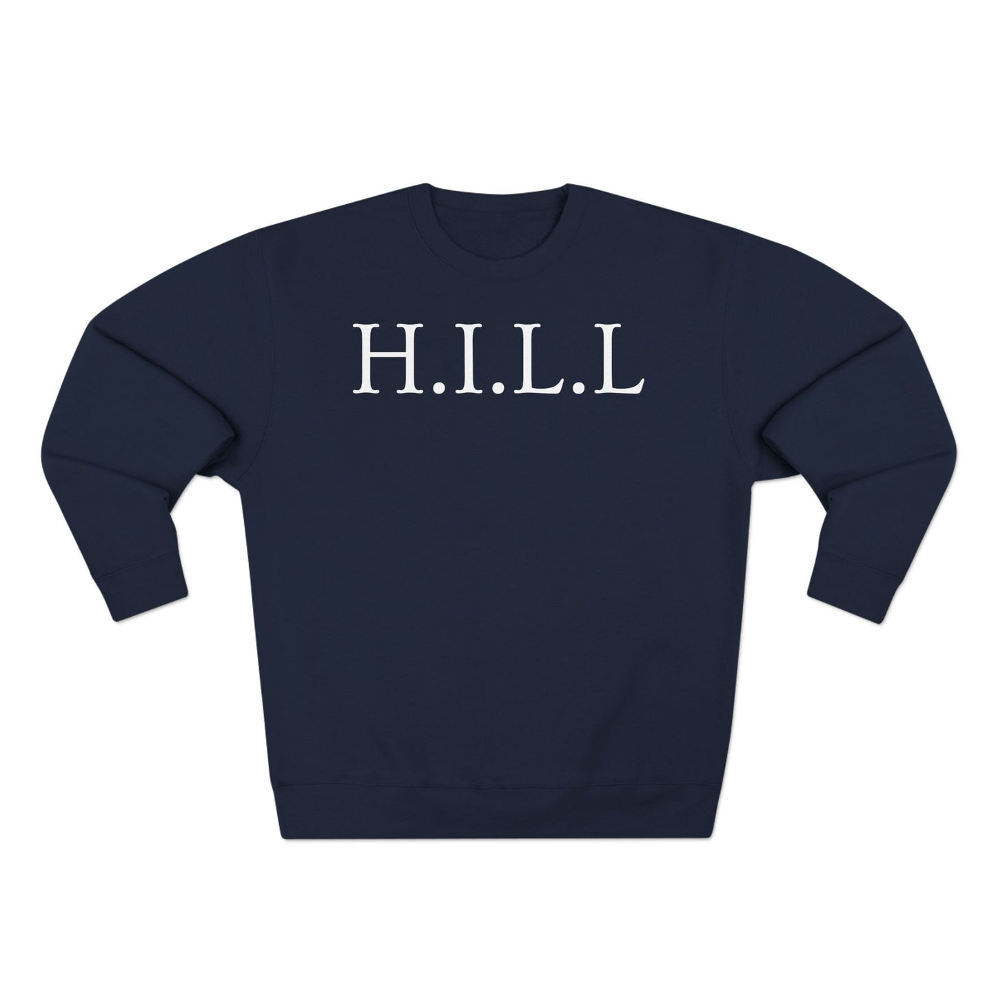 Adult Hill Christian White Words Crewneck