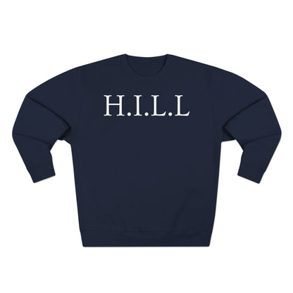 Adult Hill Christian White Words Crewneck