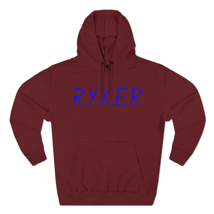 RYKER Christian Blue Letters Hoodie