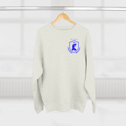 Heights Christian Blue Letters & Image Crewneck