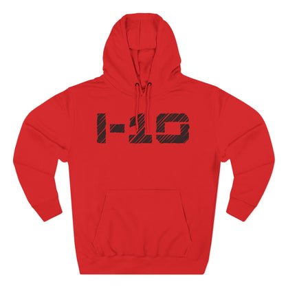 Adult I-10 Christian Black Words Pullover Hoodie