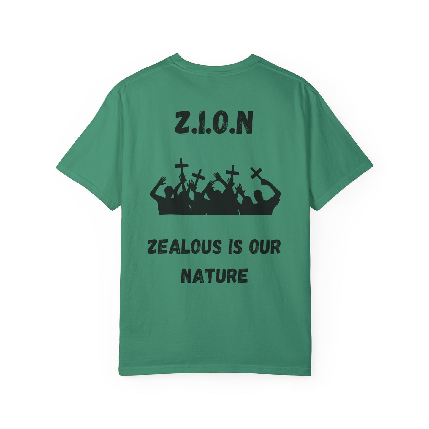 Adult Zion Black Words & Image