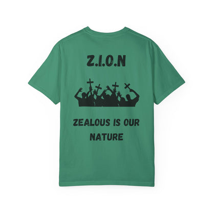 Adult Zion Black Words & Image