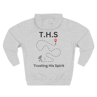 Adult T.H.S Trusting His Spirit Specialty Hoodie Black Letters