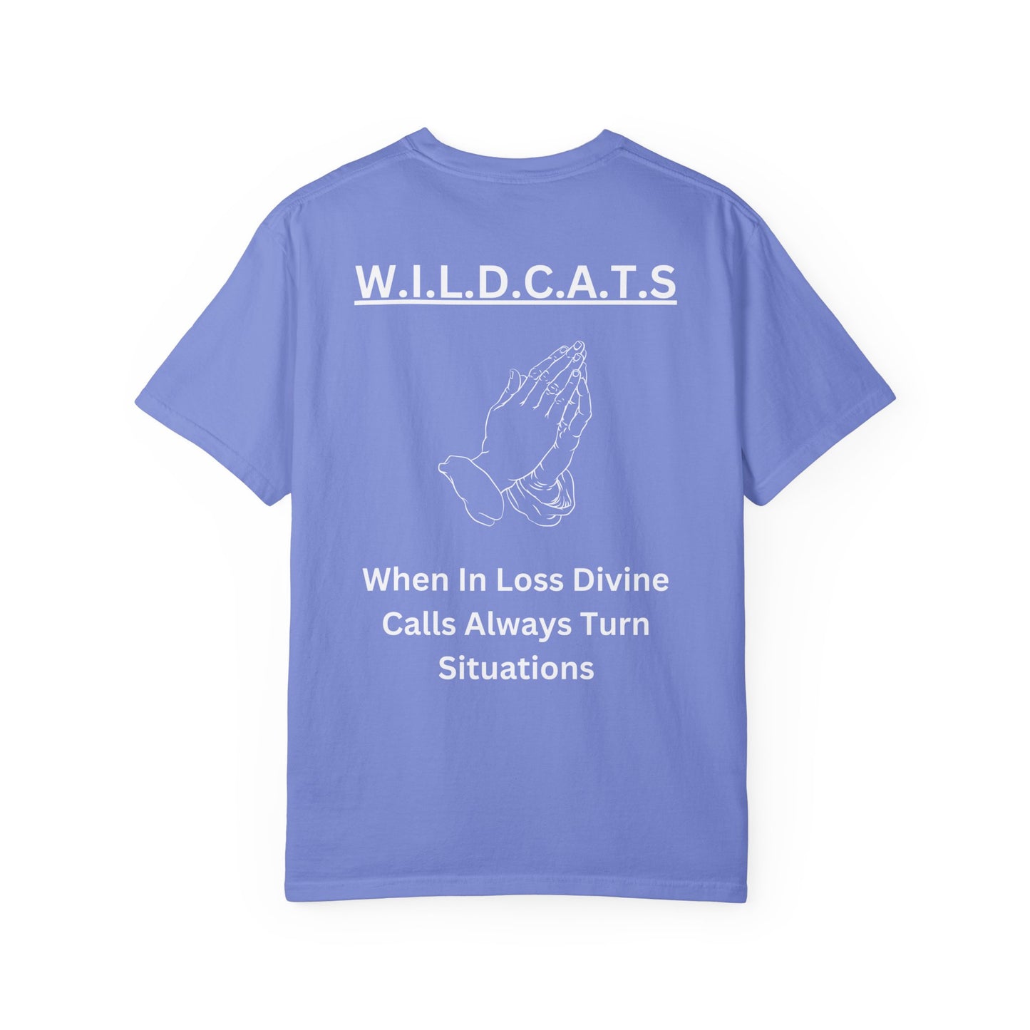 Wildcats Christian White Letters & Picture Specialty