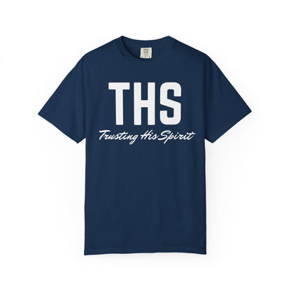 Adult THS Christian White Letters Heavyweight