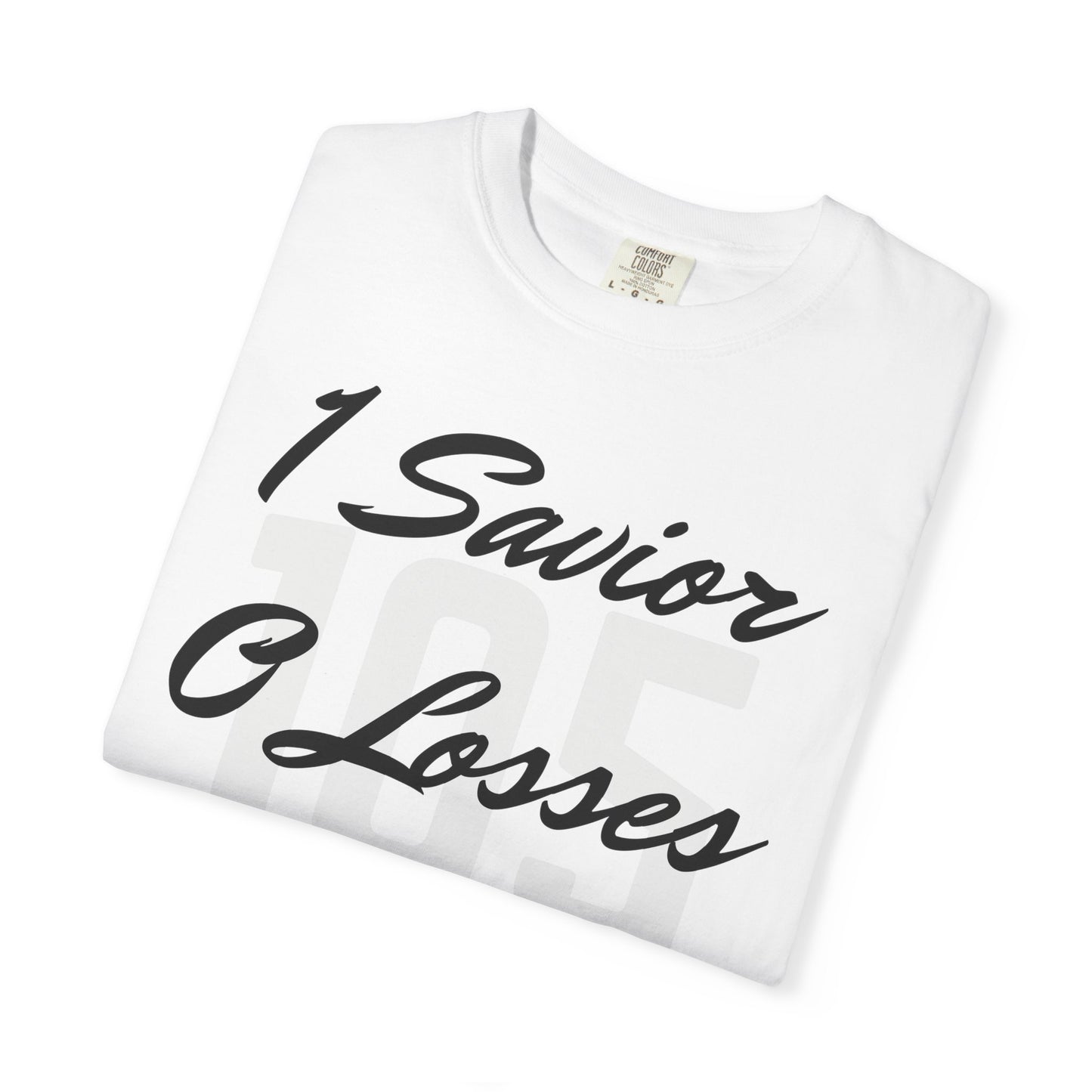 Adult 105 Christian Black and White Letters Heavyweight