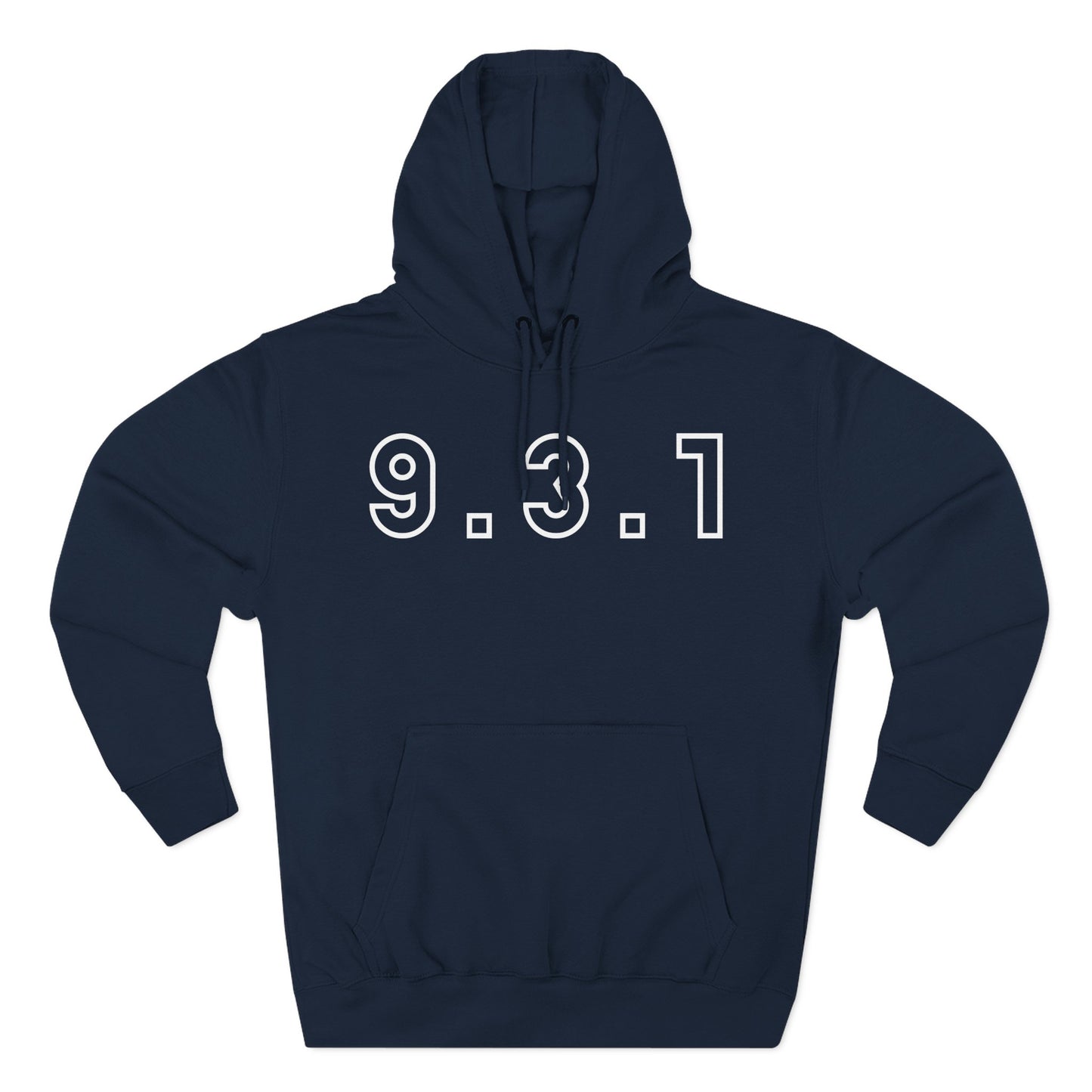 Adult 931 White Pullover Hoodie