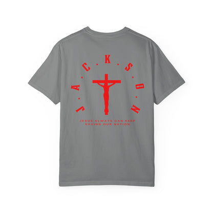 Jackson Believing Christian Red Letters & Cross