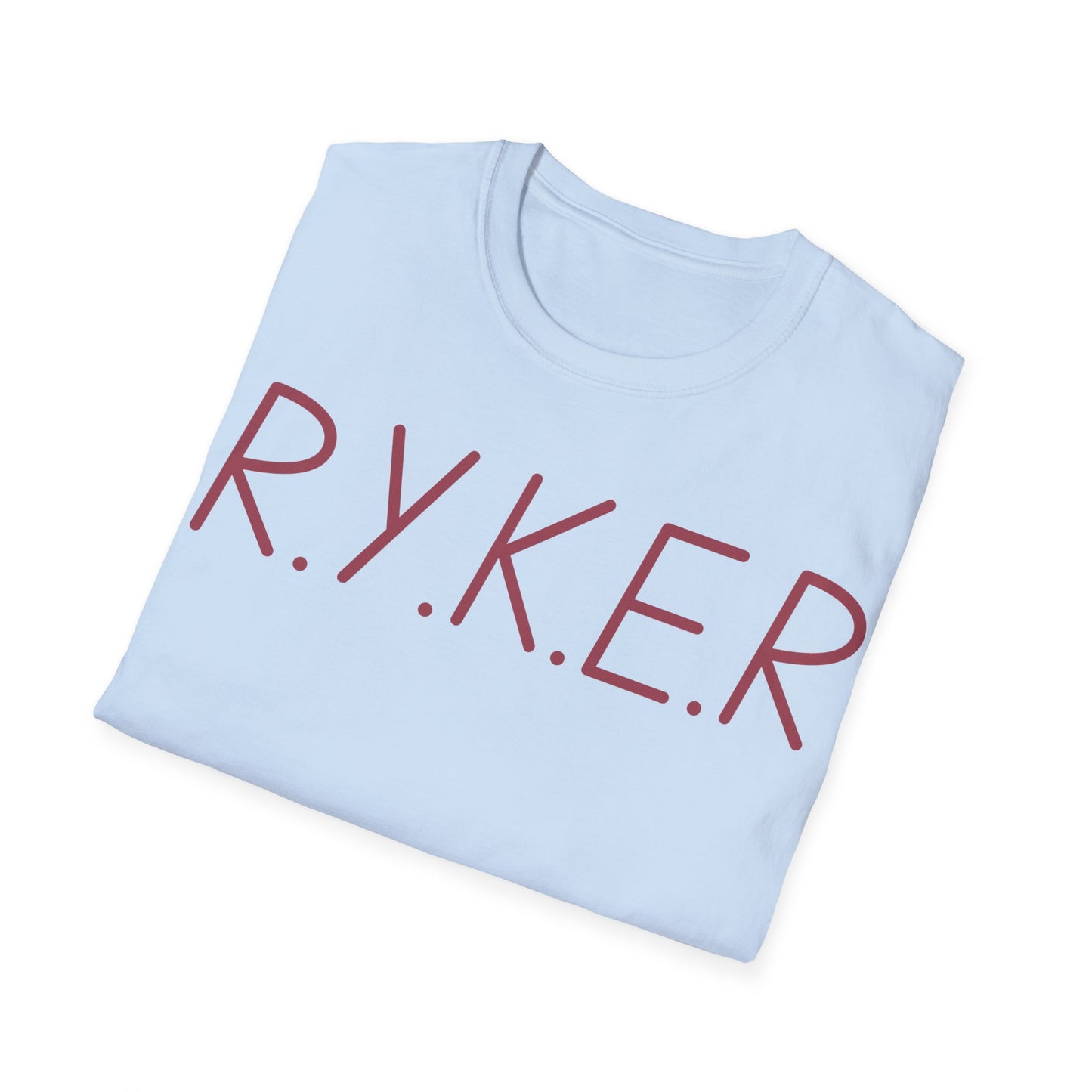 RYKER Christian Marron Letters