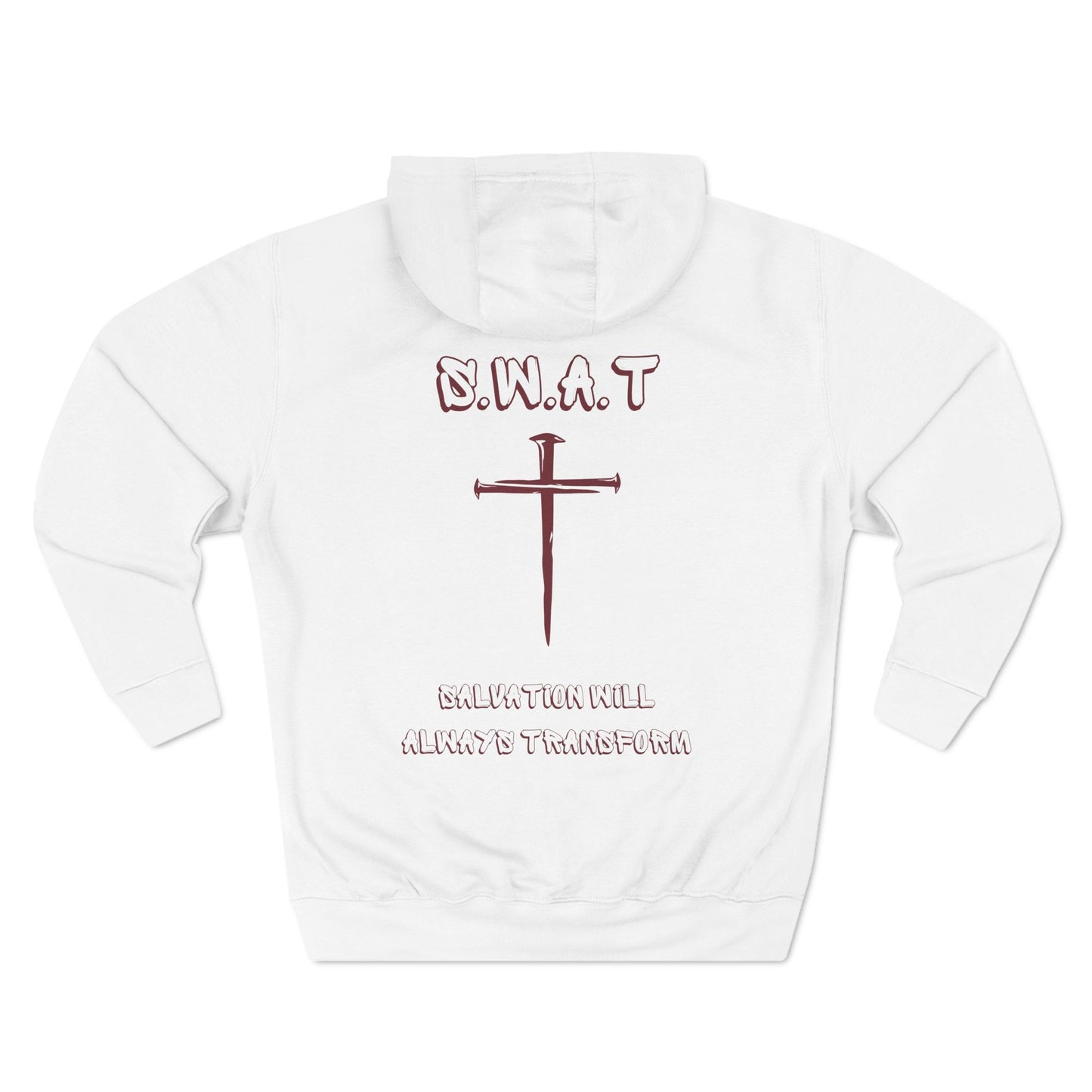 Swat Christian Marron Words Hoodie