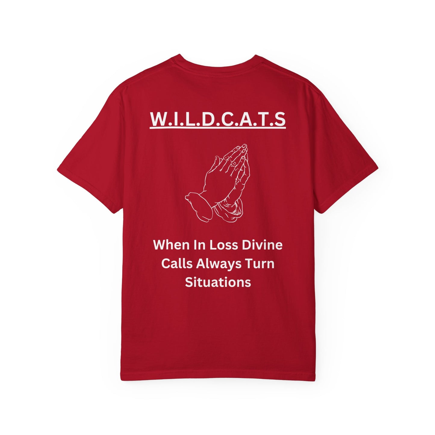 Adult Wildcats White Letters & Picture Specialty Heavyweight