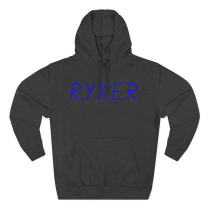 RYKER Christian Blue Letters Hoodie