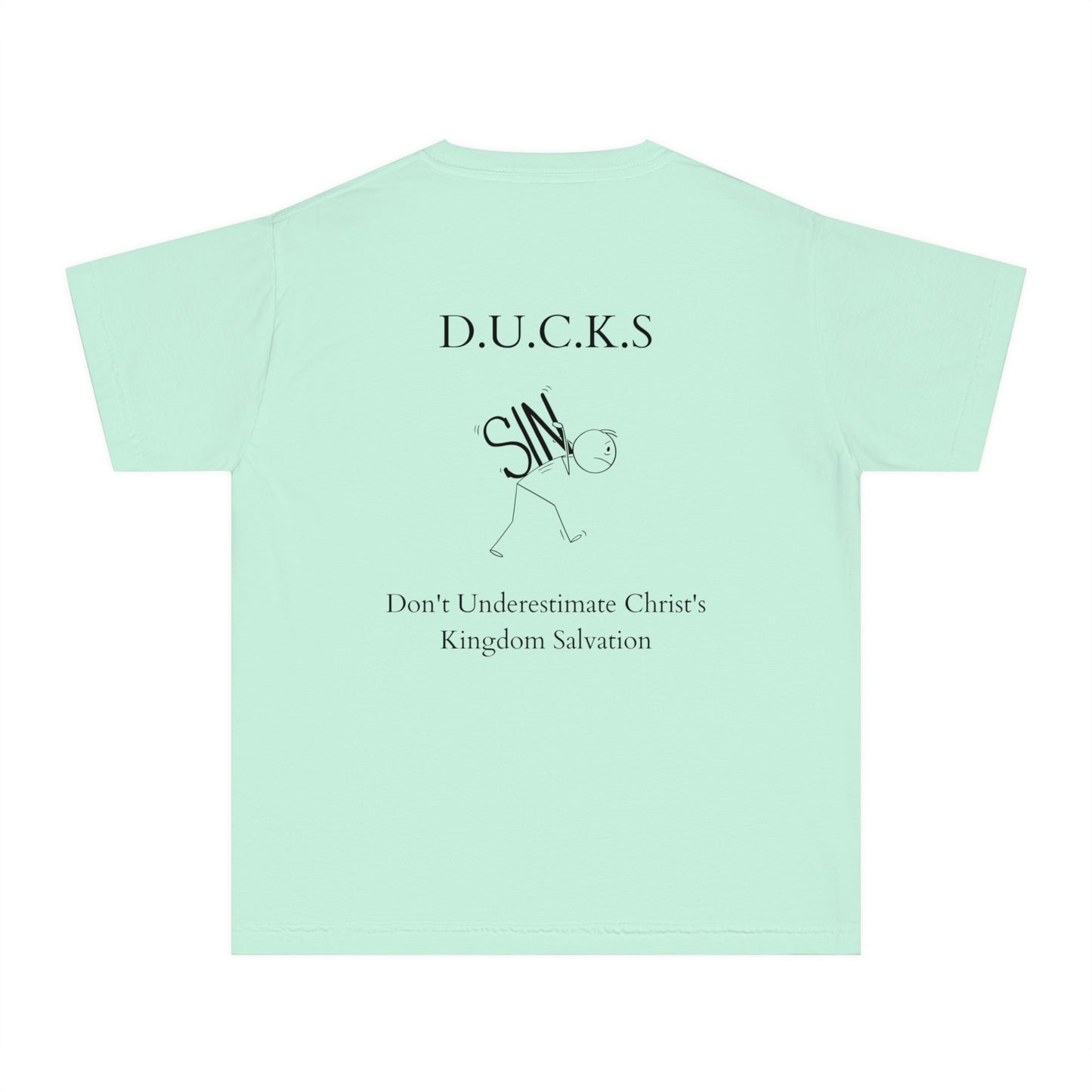Youth Ducks Christian Black Words
