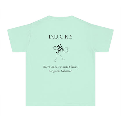 Youth Ducks Christian Black Words