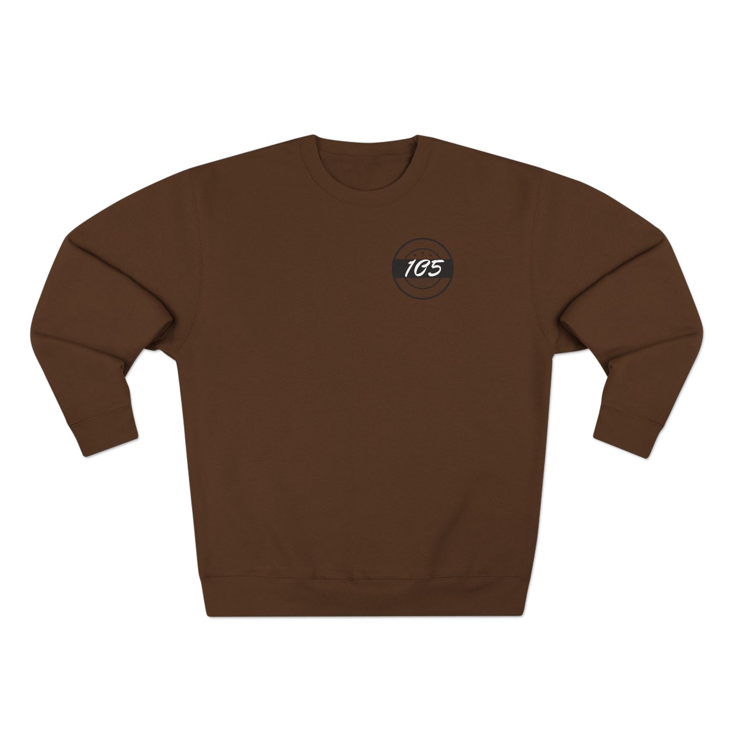 Adult 105 Christian Black and White Letters Crewneck