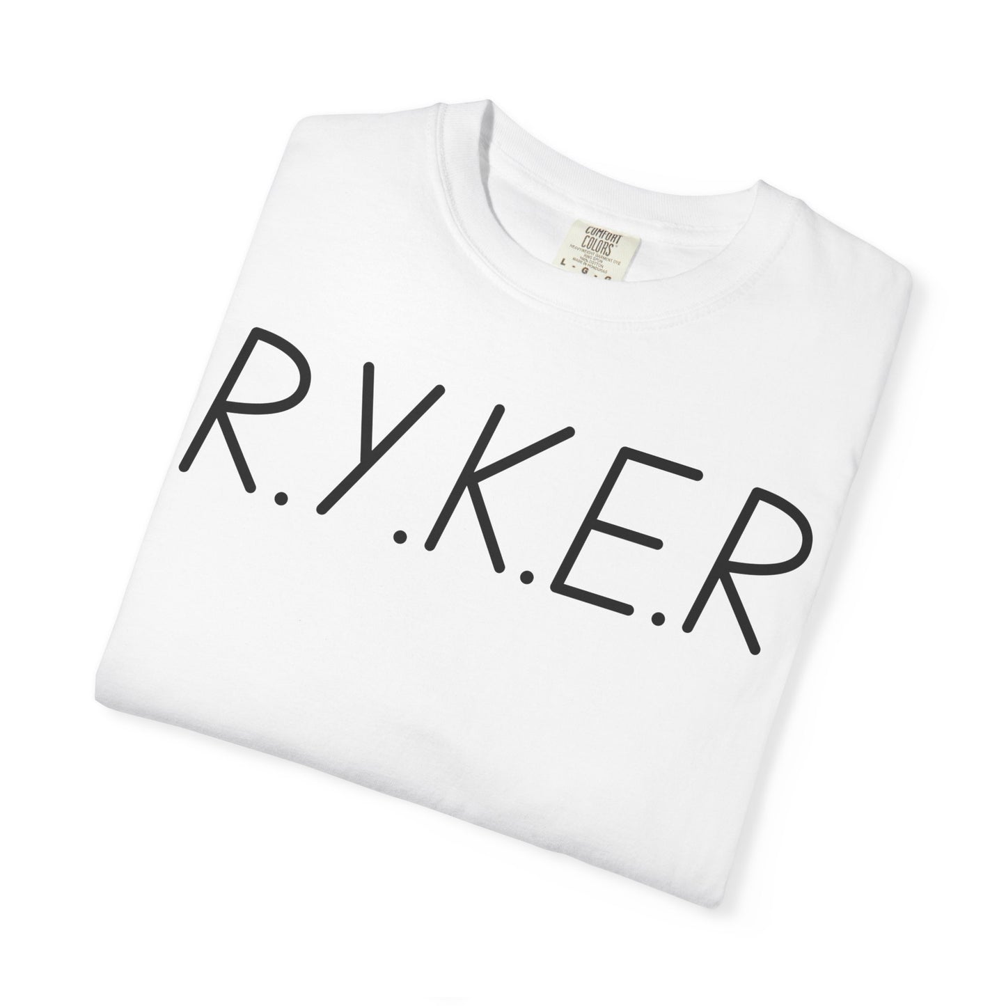 Adult RYKER Christian Black Letters Heavyweight