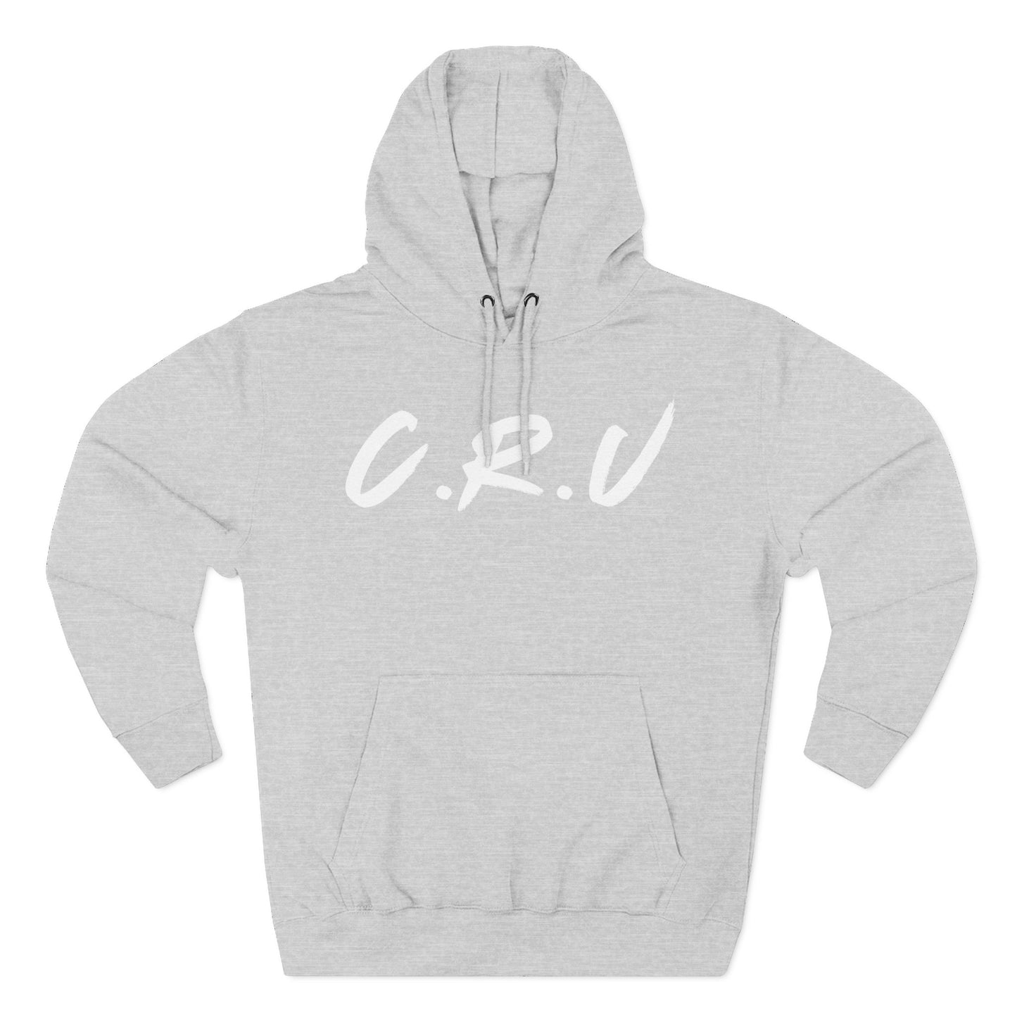 Adult Cru White Pullover Hoodie