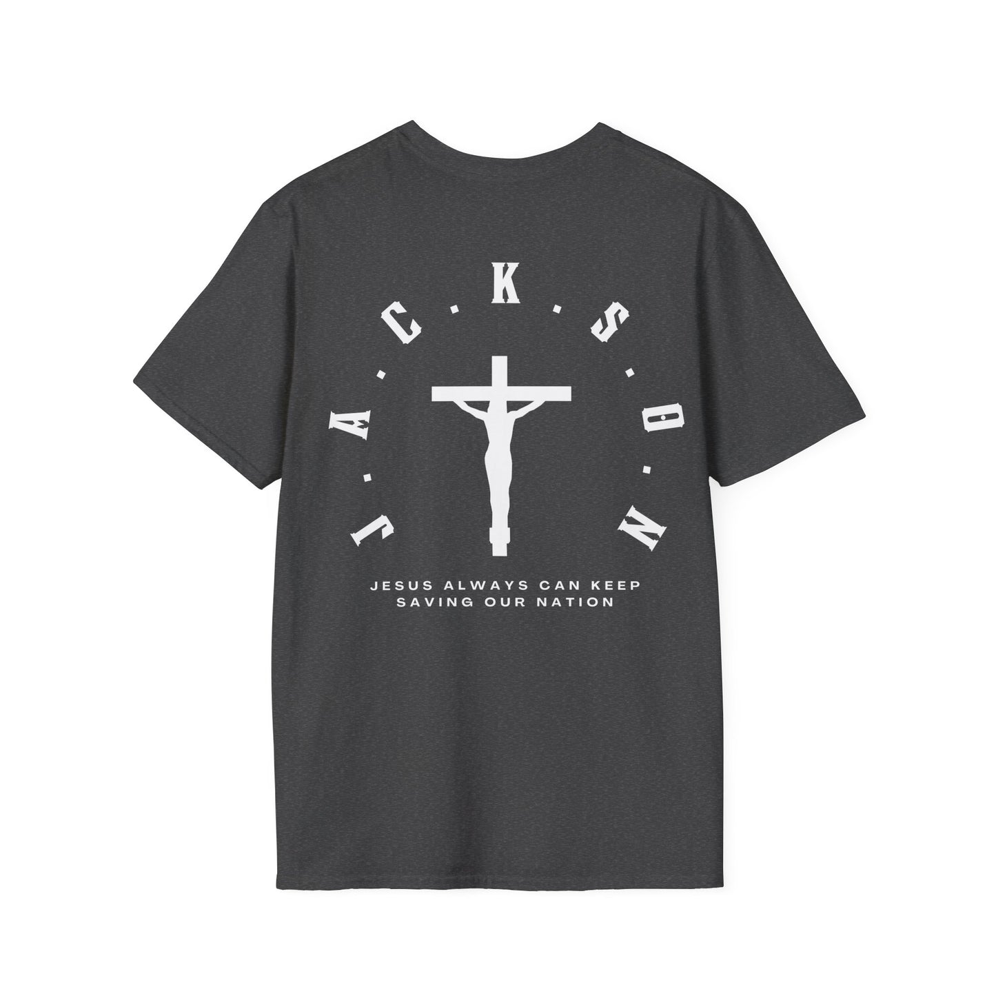 Jackson Believing Christian White Letters & Cross