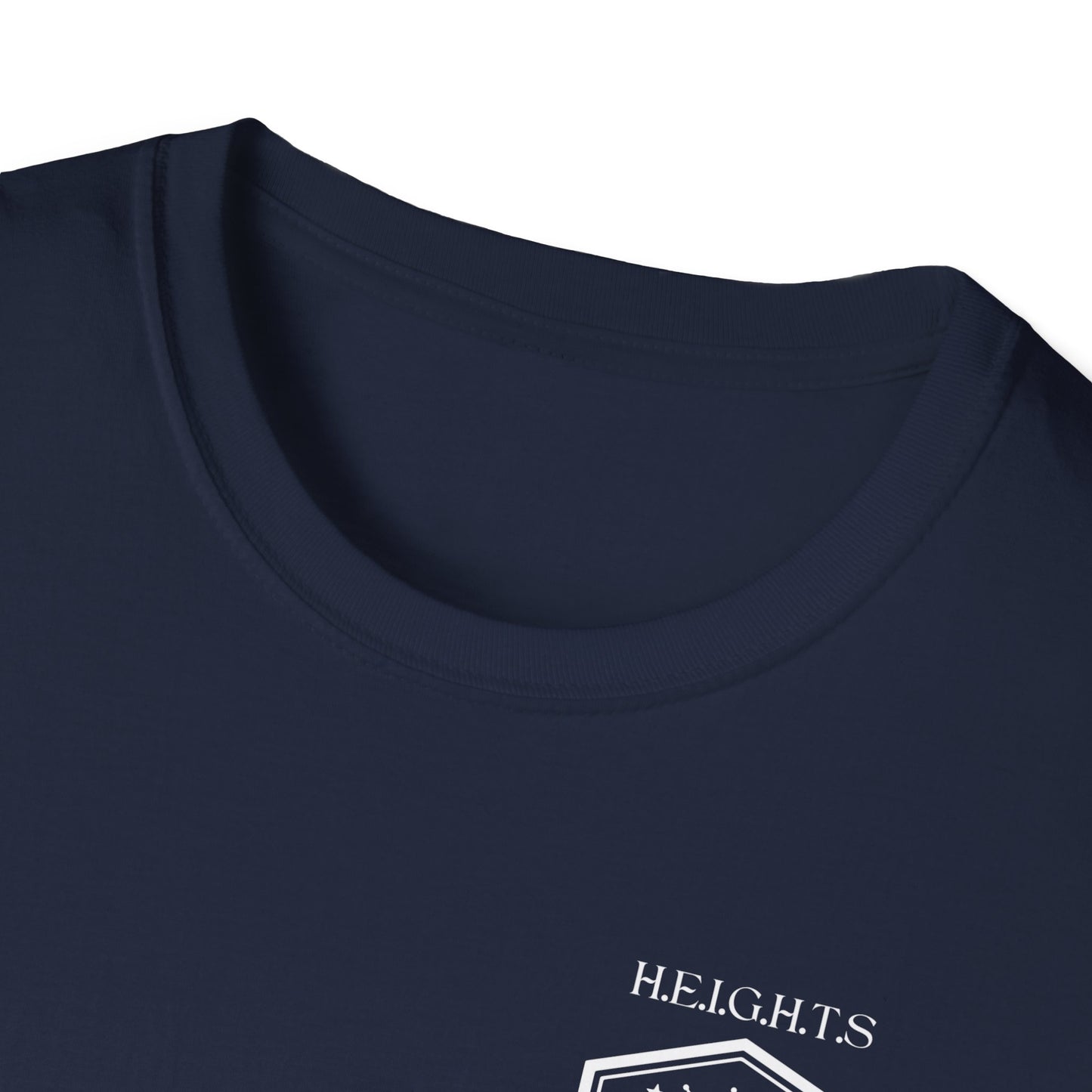 Heights Christian White Letters & Image