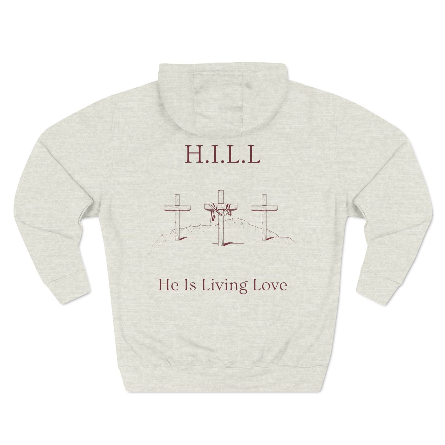 Hill Christian Marron Words Hoodie