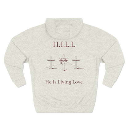 Hill Christian Marron Words Hoodie