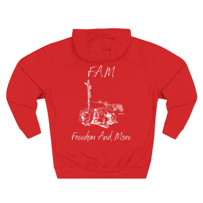 Fam Hoodie White Words