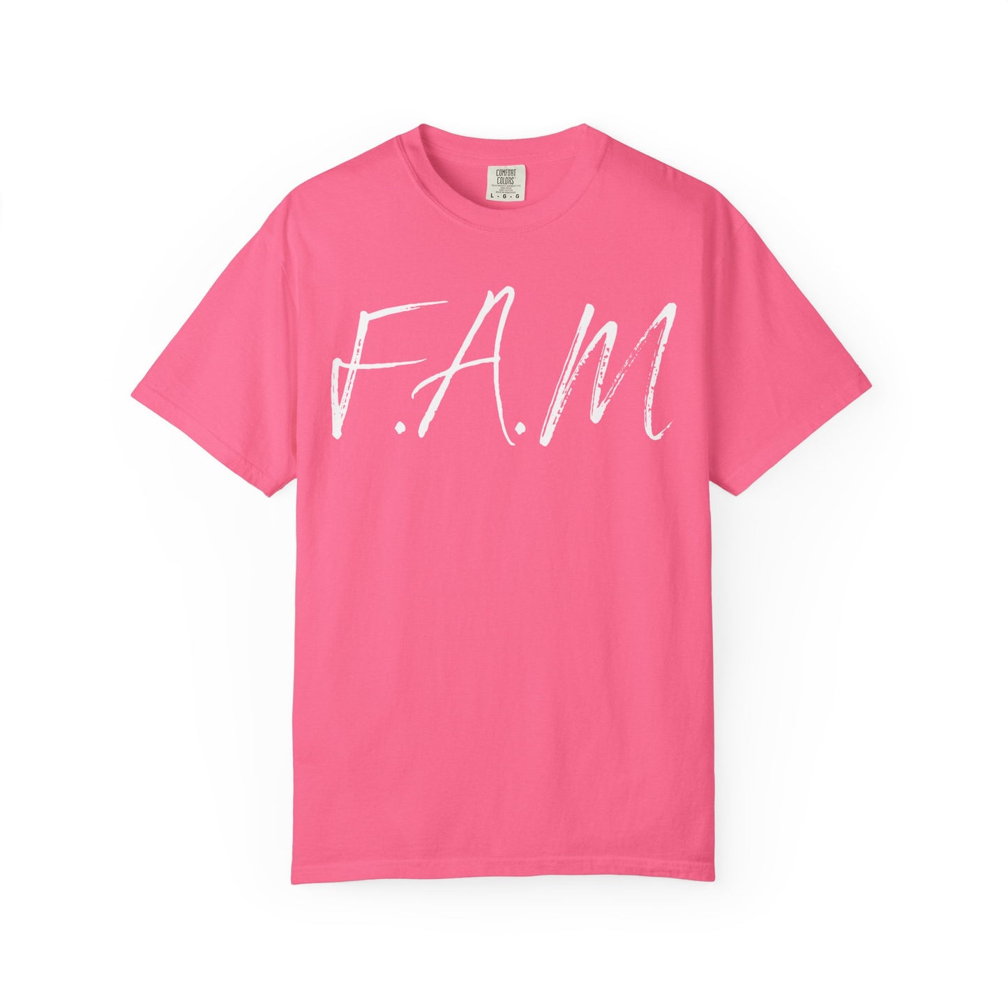 Fam Christian White Letters & Image